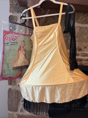 Halloween Costume, Christmas Story Leg Lamp Dress - Gold